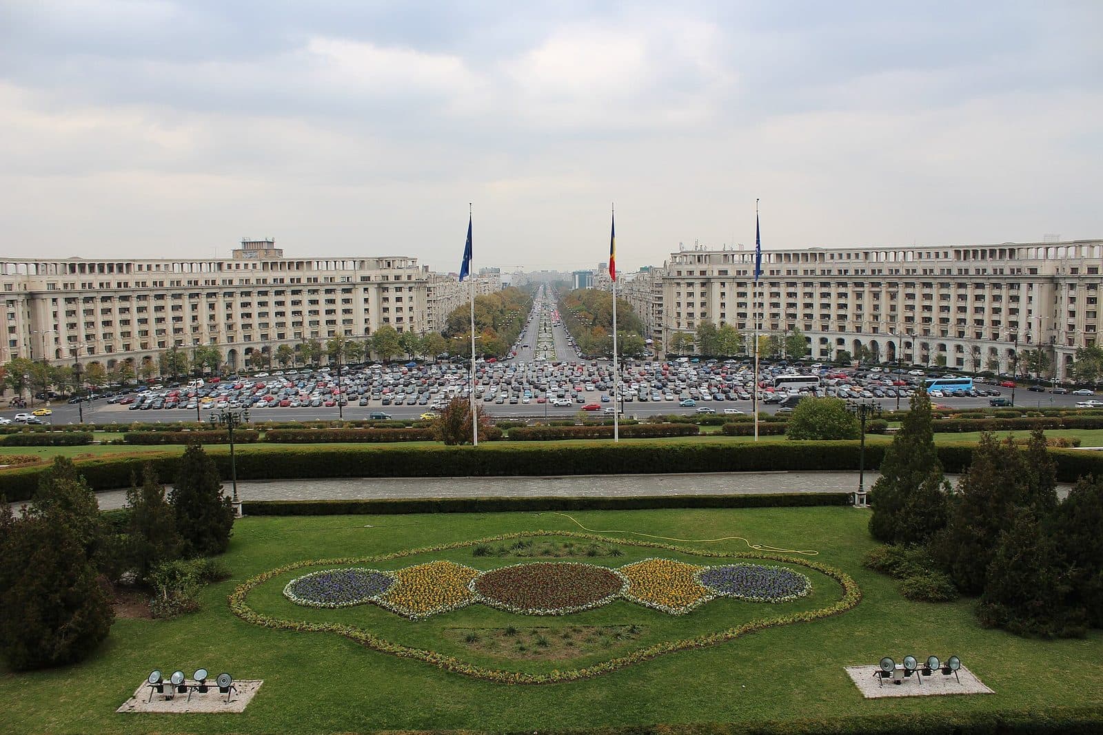 The Palace of Parliament in Bucharest